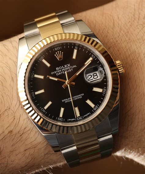 rolex datejust 2 tone